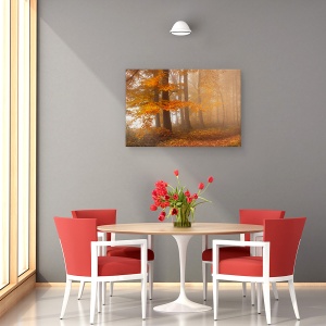 Tablou canvas - Marginea Padurii, Toamna, Frunze, 60 x 90 cm - Img 4
