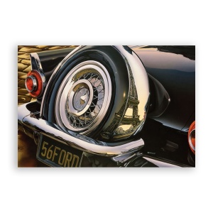 Tablou Canvas - Masina, Retro, Oldtimer, Ford, 80 x 120 cm