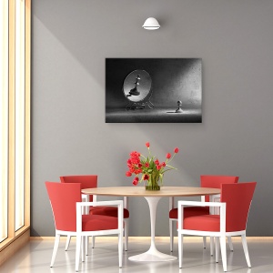 Tablou canvas - Megalomania 2, Oglinda, De Sine, Reflectie, Vise, Vis, 60 x 90 cm - Img 4