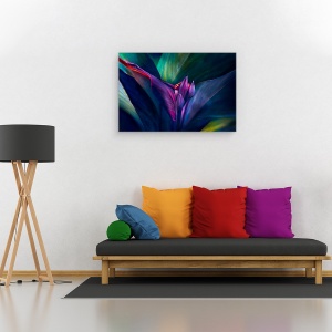 Tablou canvas - Natura, Flori, Petale Retro, Pictura, 40 x 60 cm - Img 2