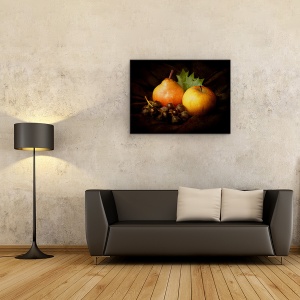 Tablou canvas - Natura Moarta, Mar, Strugure, Pictura, Studio, 75 x 100 cm - Img 2