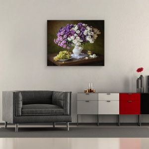 Tablou Canvas - Natura Moarta, Vara, Buchet, Floare 40 x 50 cm - Img 2
