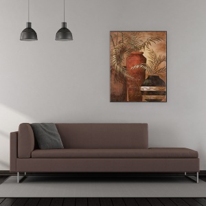 Tablou canvas - Natura Morta, Vaze, Plante, Pictura, 40 x 50 cm - Img 2