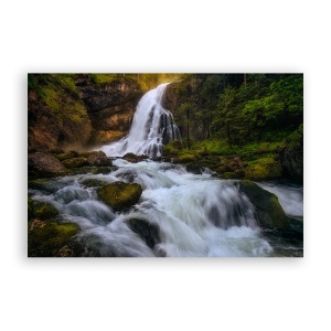 Tablou Canvas - Natura, Peisaj, Padure, Cascada, 40 x 60 cm