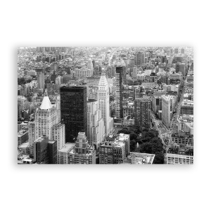Tablou Canvas - New York, Cladiri, Monocrom, 60 x 90 cm