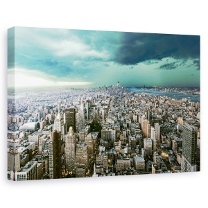 Tablou canvas - New York-Ul Sub Furtuna, America, Peisaj, Furtuna, 60 x 90 cm
