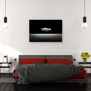 Tablou canvas - Nor Singuratic, Apa, Simplu, Cer, Mare, 60 x 90 cm - Img 3