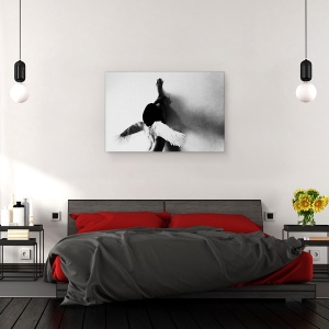Tablou canvas - Nu Zbura, Japonia, Asia, Portret, Ingeras, Aripi, 40 x 60 cm - Img 3