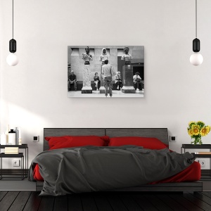 Tablou canvas - Opt Caractere, Om, Femeie, Muzeu, Statuie, Paris, 60 x 90 cm - Img 3