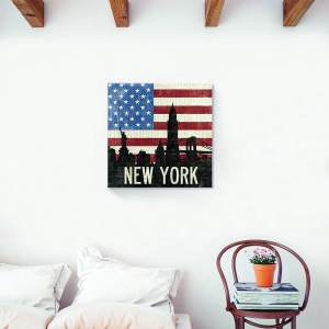 Tablou decorativ oras new york pe canvas 60x60 cm
