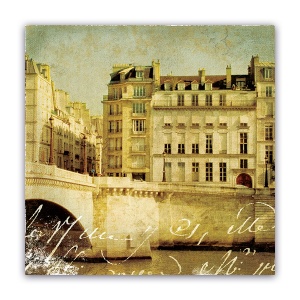 Tablou Canvas - Oras, Paris, Pod, Vintage, 60 x 60 cm