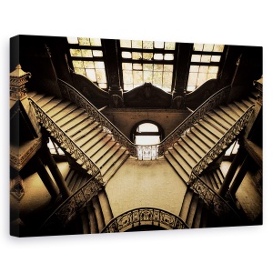 Tablou canvas - Palatul Abandonat, Sampollion, Strada, Centru, Cairo, Egipt, 60 x 90 cm