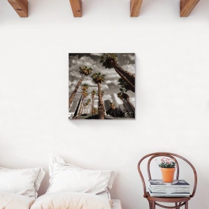 Tablou decorativ palmier canvas cu alee