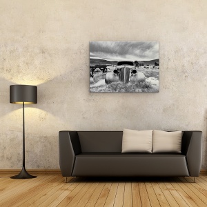 Tablou canvas - Parcul Istoric Al Statului Bodie, Vehicul, Masina, California, Noi, 60 x 80 cm - Img 2