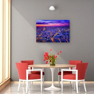 Tablou canvas Turnul Eiffel în design elegant 60x90 cm