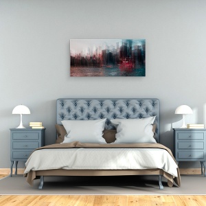 Tablou canvas - Pe Raul Hudson, Urban, Oameni, Oras, Abstract, New York, 50 x 100 cm - Img 3
