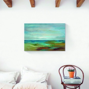 Tablou decorativ peisaj ocean pe canvas 80 x 120 cm