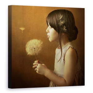 Tablou canvas - Poemul Unei Papadii, Portret, Fata, Magic, 90 x 90 cm