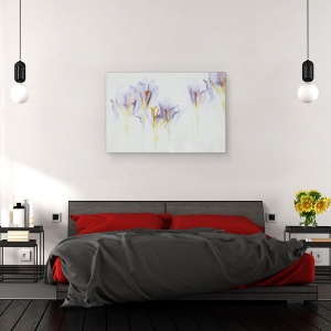 Tablou canvas - Primavara, Crocus, Floare, Pictor, 60 x 90 cm - Img 3