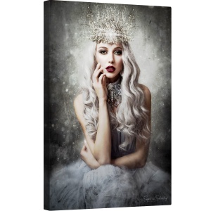 Tablou canvas - Printesa de Gheata, Portret, Regina de Gheata, Inghet, Inghetat, 80 x 120 cm