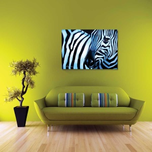 Tablou Canvas - Privirea Zebrei, 75 x 100 cm - Img 2