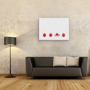 Tablou canvas - Produs, Rosii, Legume, Bucatarie, Ketchup, Natura Moarta, 60 x 80 cm - Img 2