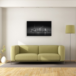 Tablou canvas - Pudong Intunecat, Punct, Intuneric, Shanghai, China, 50 x 80 cm - Img 2