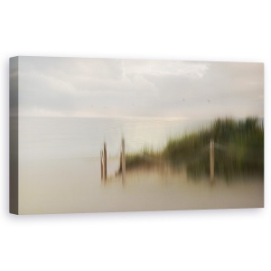 Tablou canvas - Pui De Pasare, Mare, Cer, Apa, Zori De Zi, Panorama, 50 x 100 cm