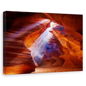 Tablou canvas - Raza de lumina, Peisaj, Canion, Lumina, Nisip, 80 x 120 cm