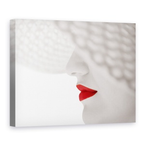 Tablou canvas - Rosu, Buze, Romantism, Gura, 75 x 100 cm
