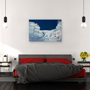 Tablou canvas - Sarituri De Pe Stanca, Actiune, Sport, Schior, 60 x 90 cm - Img 3