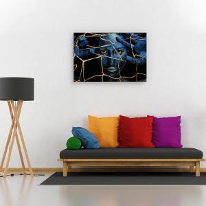 Tablou canvas - Specii pe cale de disparitie, Portret, Corp, Capcana, inchisoare, 80 x 120 cm - Img 2