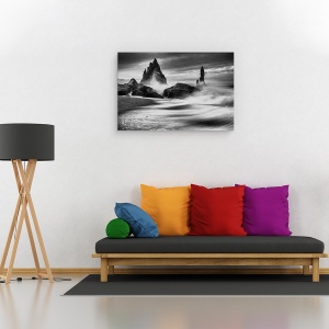 Tablou canvas - Stanci Islandeze, Vik, Mono, 60 x 90 cm - Img 2