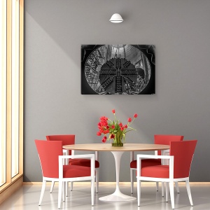 Tablou canvas - Subteran, Tunel, Constructie, Industrie, 80 x 120 cm - Img 4
