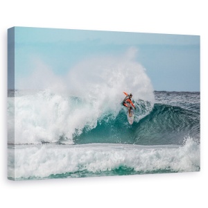 Tablou canvas - Surf 2, Hawaii, Ohau, Plaja, Nord, Surf, 40 x 60 cm