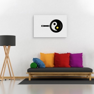 Tablou canvas - Taijitu, Yin Yang, Yin-Yang, Tigaie, 40 x 60 cm - Img 4