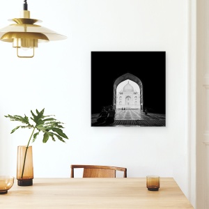 Tablou canvas - Taj Mahal, Arhitectura, Faimos, Reper, Poarta, Usa, 60 x 60 cm - Img 4
