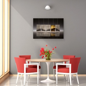 Tablou canvas - Teascape, Ceai, Restaurant, Alimente, Repetitie, Opozitie, 40 x 60 cm - Img 4