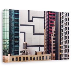 Tablou canvas - Tetris Colosal, New York, Oras, Arhitectura, 40 x 60 cm