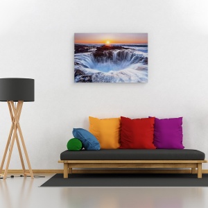 Tablou canvas - Thors, Coasta, Oregon, Apus De Soare, Peisaj Marin, Peisaj, 40 x 60 cm - Img 2
