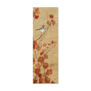 Tablou Canvas - Toamna, Frunze, Pasare, 30 x 90 cm