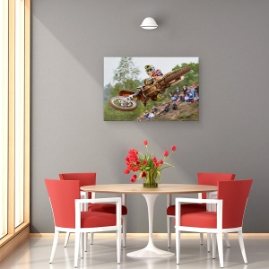 Tablou canvas - Tony Cairoli Look, Bici, Deschidere, 40 x 60 cm - Img 4