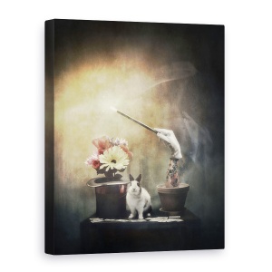 Tablou canvas - Ultimul Truc , Mana, Bagheta, Magician, Vrajitor, 50 x 70 cm