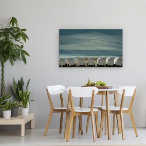 Tablou canvas - Un Loc Linistit Langa Mare, Belgia, Plaja, Marea Nordului, 50 x 80 cm - Img 4