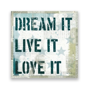 Tablou Canvas - USA, Mesaj Motivational, 60 x 60 cm