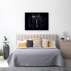 Tablou canvas - Vantul Lui Nagual, Intuneric, Punct, Regina, Rege, 75 x 100 cm - Img 3
