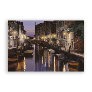 Tablou Canvas - Venetia, Barca, 75 x 100 cm