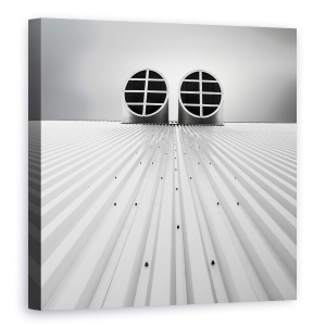 Tablou canvas - Ventilatie Periscopica, Abstract, Arhitectura, Aluminu, 60 x 60 cm