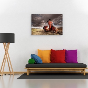 Tablou canvas - Vespa, Motocicleta, Rugina, Ruginit, 80 x 120 cm - Img 2