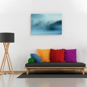 Tablou canvas - Wintersaga, Abstract, Copaci, Padure, Iarna, Zapada, 40 x 60 cm - Img 2